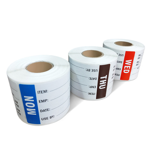 Custom Bright <strong>Red</strong> Round <strong>Color</strong> <strong>Coding</strong> Circle Dot Labels on a Roll Semi-Gloss 1000 Stickers 1 Inch Diameter Removable Sticker - Product Image 5