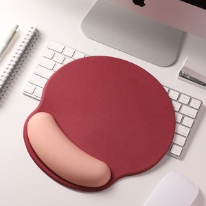 Alfombrilla de ratón calentada y soporte de reposamuñecas para teclado con posavasos de Base de PU antideslizante para aliviar el dolor para uso en la oficina de la computadora de juegos