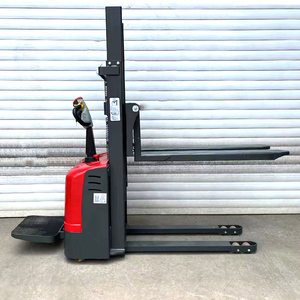 Self <strong>Loading</strong>/<strong>unloading</strong> Stacker Portable Electric Pallet Lift Stackers 500kg Electric Stackers - Product Image 1
