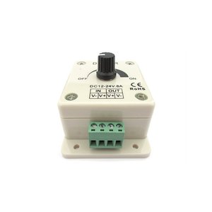 PWM сигнальный светодиодный диммер с колесом для 12 В 24 В 8А светодиодные полосы освещения-блок освещения/управления и контроллер - Product Image 1