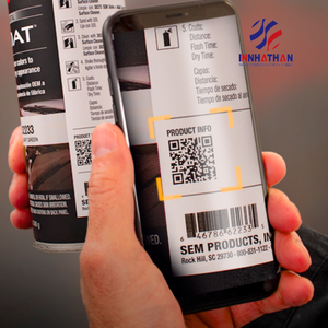 QR-Code-Etiketten Klebe etikett Hochwertige, stark klebende Verpackungs etiketten OEM/ODM-Sonder verpackung Hergestellt in der Fabrik in Vietnam