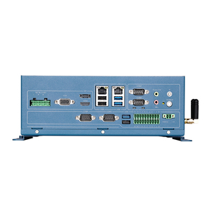 PCミニワイド電圧入力9-36vdc 4kvサージ保護デュアルLan Rs232 LinuxデスクトップFanlessコンピュータ組み込み工業用PC - Product Image 1