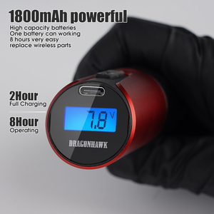 Mast 1800mAh pin bút máy xăm 3.5 đột quỵ không dây hình xăm Bút máy dragonheak Armor - Product Image 4