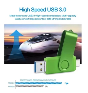 OTG USB 3.0 <strong>Flash</strong> Drive U Disk 32GB to 256GB <strong>Memory</strong> <strong>Type</strong> C USB Stick Pendrive with 2.0 Interface New Metal Product - Product Image 5