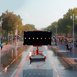בניין מחסום להרחבה ניידת התראה קלה ימינה שמאל מהבהב בטיחות כביש חץ צהוב לוח חץ - Product Image 4
