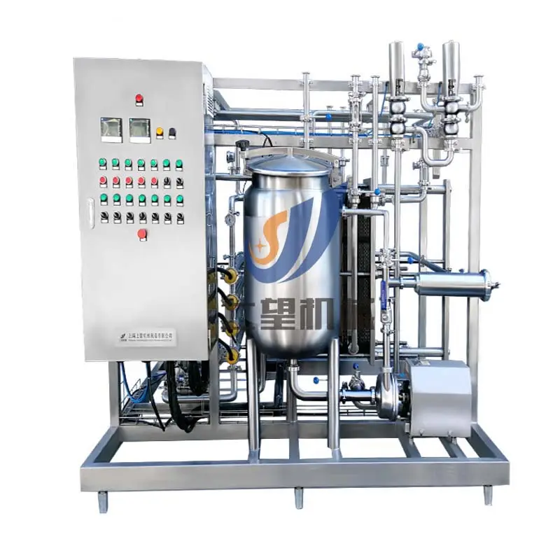 Pasteurizador de jugo de leche, máquina esterilizadora UHT, planta de procesamiento de leche UHT