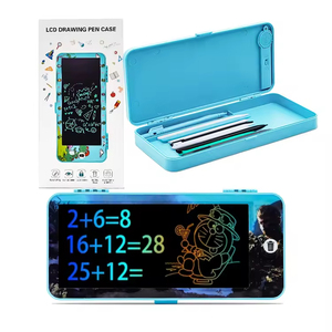 ノートパッド子供用ディスプレイDigitalHandペンボックスLCD電子書き込みボードペンシルケース6インチLcd書き込みタブレット付き - Product Image 2