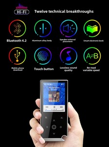 Hot Selling 16GB Digital E05 <strong>MP4</strong>/MP3 <strong>Player</strong> <strong>with</strong> Touch Screen and FM Radio Lossless Music <strong>Player</strong> - Product Image 5