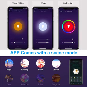 Tuya WIFIコントロールRGBスマートWifi照明E27電球ワイヤレスアプリコントロール調整可能A19 Led Blub - Product Image 6