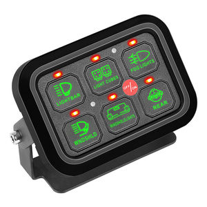 2024 Off road ışığı 6 Gang anahtarı paneli araba RV tekne deniz 12V için LED ışık Bar devre kontrol kutusu - Product Image 2