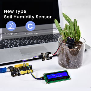 Keyestudio New Type Soil Moisture <strong>Sensor</strong> Module Corrosion Resistant TLC555 Analog Capacitive Soil <strong>Humidity</strong> <strong>Sensor</strong> for <strong>Arduino</strong>