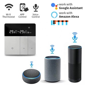图雅交流智能恒温器，带WiFi射频ABS材料风机盘管燃气锅炉暖通空调热控制Zigbee 3.0水温控制器 - Product Image 2