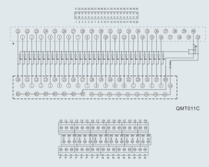 QMT011C Terminal Block <strong>Module</strong> 32 Bit PLC <strong>Input</strong> and <strong>Output</strong> <strong>Module</strong> with Light Adapter Terminal Block PLC <strong>Relay</strong> Terminal Station - Product Image 3
