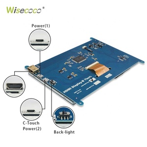 Raspberry Pi 7 Zoll 10248600 800*480 IPS-LCD-Display Kompatibler kapazitiver USB-Touchscreen-Panel-Modul-Controller-Treiber