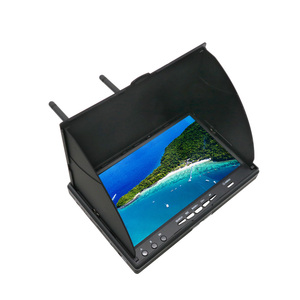 Monitor FPV LCD5802D de 7 pulgadas, resolución de 800*480, 5,8G, 40CH con batería incorporada DVR para Video, Material plástico multicóptero - Product Image 3