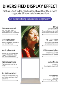 4K Screen Customizable <strong>Smart</strong> <strong>Display</strong> Screens Portable Movable Use <strong>Android</strong> Operating System Advertising <strong>Digital</strong> Signage - Product Image 5