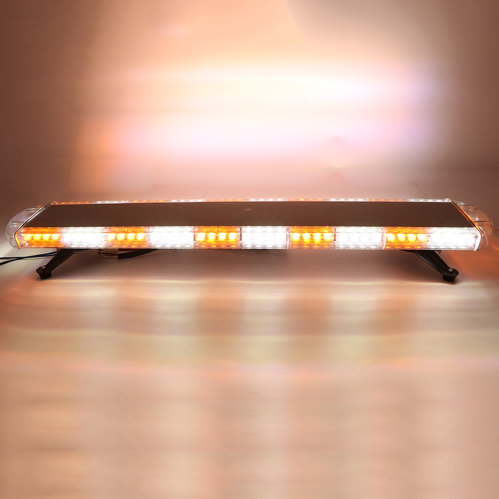 Clear cover+amber/whiite alternating