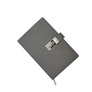 Hot Sale A5 Gray Custom <strong>Notebook</strong> With <strong>Code</strong> Lock Popular Styles on Big Platforms