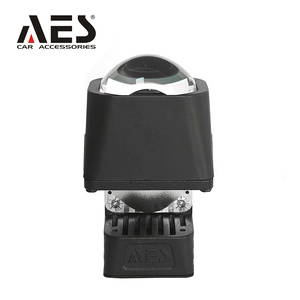 AES MIni boyut 1.5 inç 30W 6000K matris Bi led projektör Lens düz kesim ile - Product Image 3