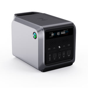 OMMO 2400W 600W Smart up di alimentazione portatile ricarica rapida 512Wh 2048WH LiFePO4 batteria per la casa di emergenza all'aperto - Product Image 3