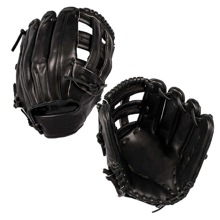 Adult Black Baseball Gloves Wide&deep Pocket for Pro Fast Pitch Baseball/softball Gloves