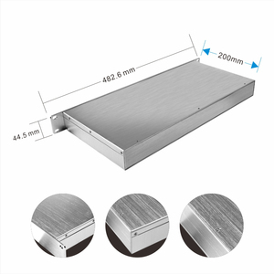 Nhà máy tùy chỉnh thiết kế công nghiệp hộp vỏ chế tạo đầy đủ nhôm chải 19 "1U Rackmount khung máy chủ bao vây - Product Image 2