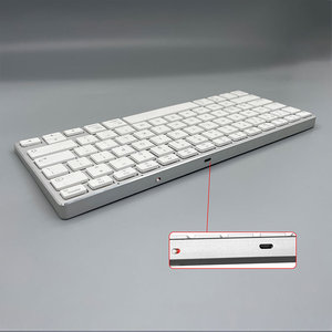 Mini teclado USB inalámbrico recargable BT5.0 de fábrica, 78 teclas, PC, portátil, Macbook, nuevo estilo, interfaz de tableta, función de trabajo - Product Image 3