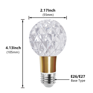 หลอดไฟ LED 3W E27 LED ตกแต่งหลอดไฟคริสตัลวัตถุดิบรับประกัน1ปี
