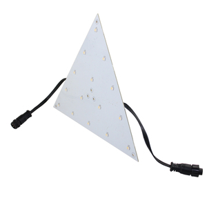 WS2811/DMX512 üçgen Panel AYDINLATMA LED dekorasyon için 250mm RGB Panel AYDINLATMA - Product Image 3