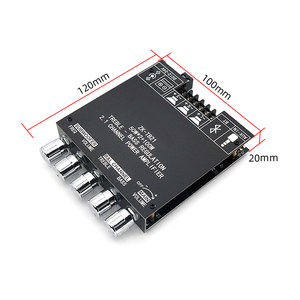 Jiaqisheng jqs ZK-TB21 TPA3116D2 Bluetooth 5.0 loa siêu trầm khuếch đại Board 50wx2 + 100W <span class=keywords><strong>2</strong></span>.1 kênh điện âm thanh Stereo Bass Amp - Product Image 2