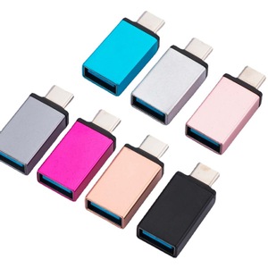 工厂价格USB 3.0母到c型母OTG适配器连接器适用于MacBook的C型OTG适配器 - Product Image 1
