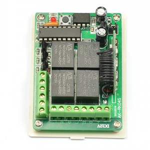 DC12V 4 canali 433MHz apprendimento universale RF telecomando interruttore ricevitore remoto - Product Image 4