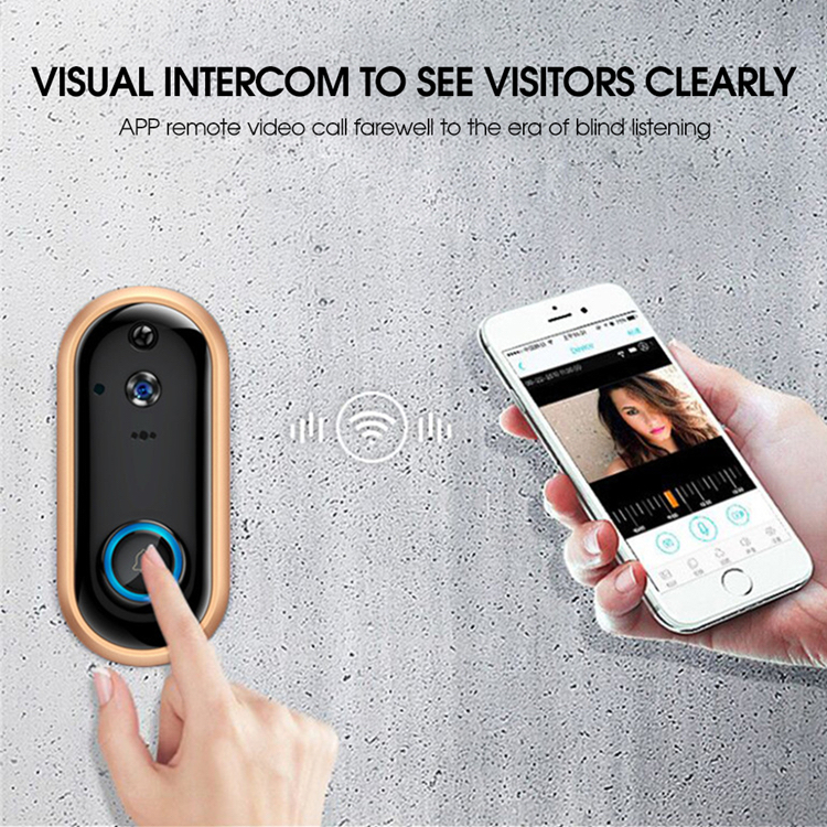 Amazon products best selling 1080P Wireless Smart Home Door Bell motion detection PIR video wifi wireless Tuya smart doorbell