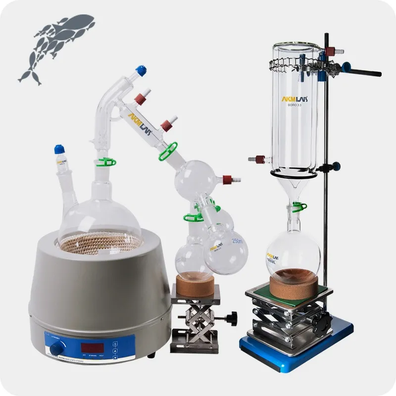 Kit de vidro de distilação curto joan lab
