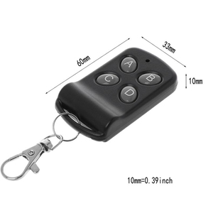 Telecomando Wireless 4 canali 433MHz con interruttore luce a pulsante Clone codice duplicatore chiave per porta e finestra del Garage - Product Image 5