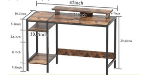 Wholesale Customized Home <strong>Computer</strong> <strong>Table</strong> Gaming <strong>Table</strong> Steel Wood Desktop <strong>Notebook</strong> Desk Bedroom - Product Image 6
