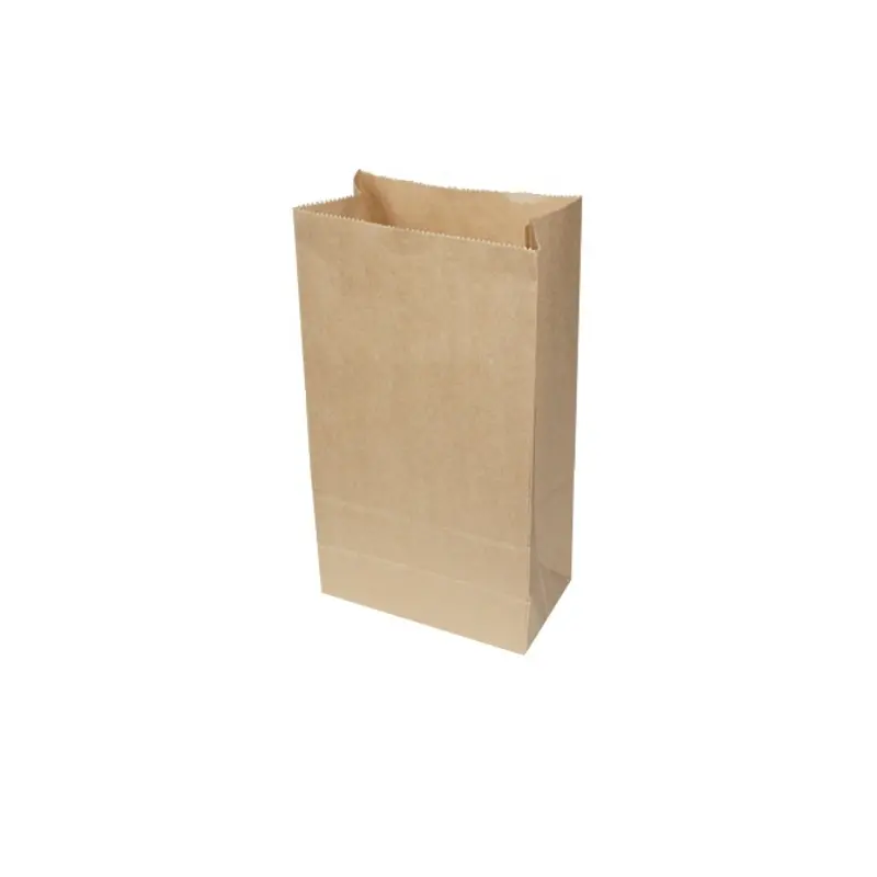 Sacchetto per barbecue in carta marrone sacchetto per salsiccia imballaggio per alimenti da forno sacchetto di carta a prova di olio