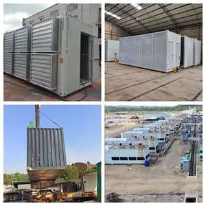 Actminer Hydro làm mát container 1500kw 308 khe cắm S19 S21 XP 40ft tùy chỉnh khai thác Giàn Khoan - Product Image 5