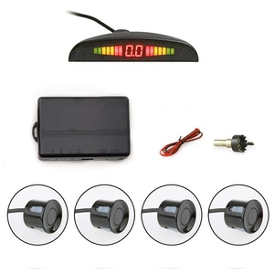 Fácil instalación 4 sensores de estacionamiento Pantalla LED Sistema de radar de respaldo inverso para automóvil Sistema de sensor de estacionamiento automático - Product Image 2