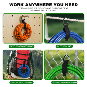 Tùy Chỉnh Tự Dính Đôi Heavy Duty Lưu Trữ Dây Đeo Tam Giác Khóa Chống Cháy Móc Vòng Lặp Cho Công Cụ Phòng Tổ Chức - Product Image 5