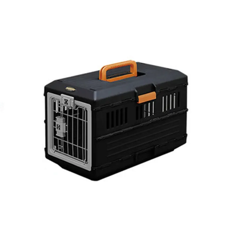 Hochwertige Reisekatte Hund Haustier Flugtasche faltbar tragbar Haustier Reisetasche Katze Kunststoff Haustier Transportbox