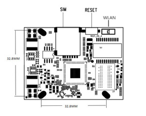 300 Mbit/s 4g Router PCBA Embedded Lot Modul Drahtloses Modul mit Sim-Kartens teck platz