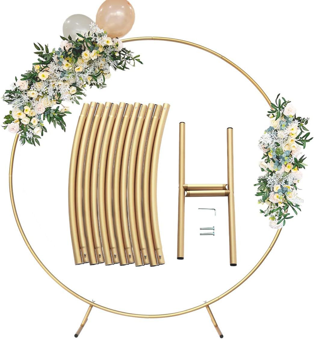 12 section 2.4m ring arch gold