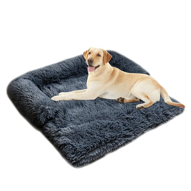 PiCiPaw Plush Winter Warm Dog Cat Bed Mats with Removable Washable Cover Comfortable Pet Dog Bed