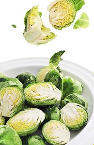 有機ブリュッセルスプラウト乾燥バルクパッケージ処理FD乾燥フレークパターン揚げネギタイプチップキューブパターン葉全体 - Product Image 3