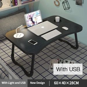 Escritorio plegable para ordenador, diseño colorido, mesa Simple plegable, cama de estudio moderna, escritorio, mesa para ordenador portátil para oficina en casa - Product Image 4