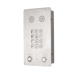 Interfono senza fili a mano con la tastiera completa due pulsanti per il telefono di emergenza di ascensori - Product Image 2