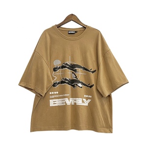 Boxy <span class=keywords><strong>Fit</strong></span> Tshirtメンズ100% コットンドロップショルダーストリートウェアヘビー級高品質カスタムロゴ無地Tシャツメンズ
