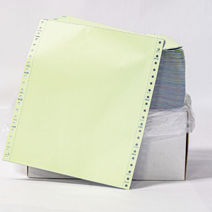 Papel de forma continua sin carbón de fábrica 9,5*11 pulgadas Papel continuo Ncr para computadora de 1 a 6 capas