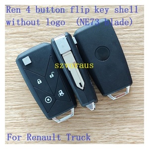 4 Button Car Flip <strong>Key</strong> Shell Fob for Renault <strong>megane</strong> Kwid Flip <strong>Key</strong> Without Logo (NE73 Blade) for Renault Truck 4 <strong>Keys</strong> - Product Image 3